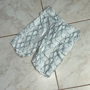 Snake Print Shorts